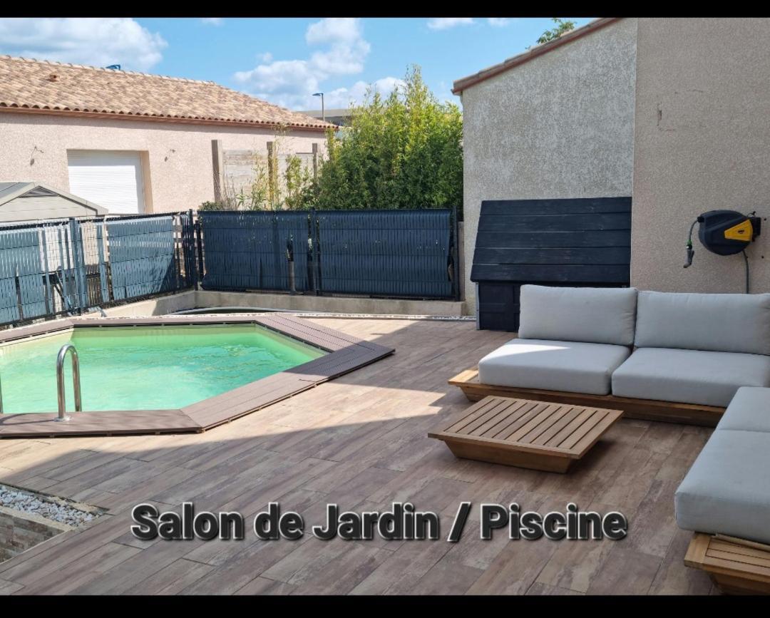 Maison 8 Couchages Clim, Plage A Pied, Petite Piscine Port-la-Nouvelle Exterior photo