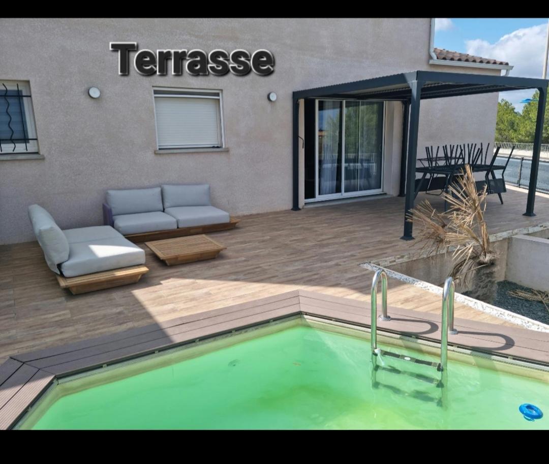 Maison 8 Couchages Clim, Plage A Pied, Petite Piscine Port-la-Nouvelle Exterior photo